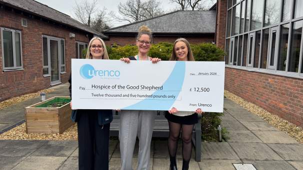 Urenco donates £12,500 to the Hospice of the Good Shepherd Image