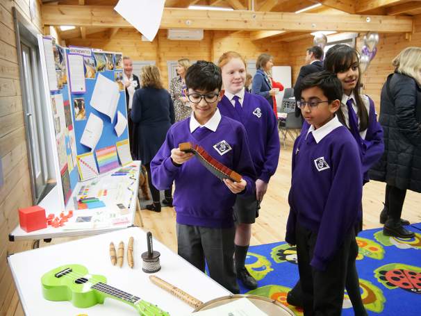 Urenco sponsored STEAM cabin opens at school Image