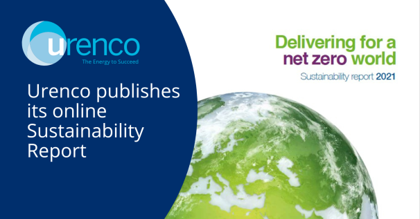 Urenco publishes its 2021 Sustainability Report online Image