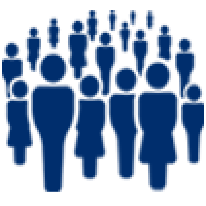 icon with lots of people representing employment