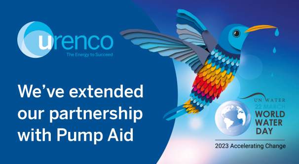 Urenco extends partnership with Pump Aid Image