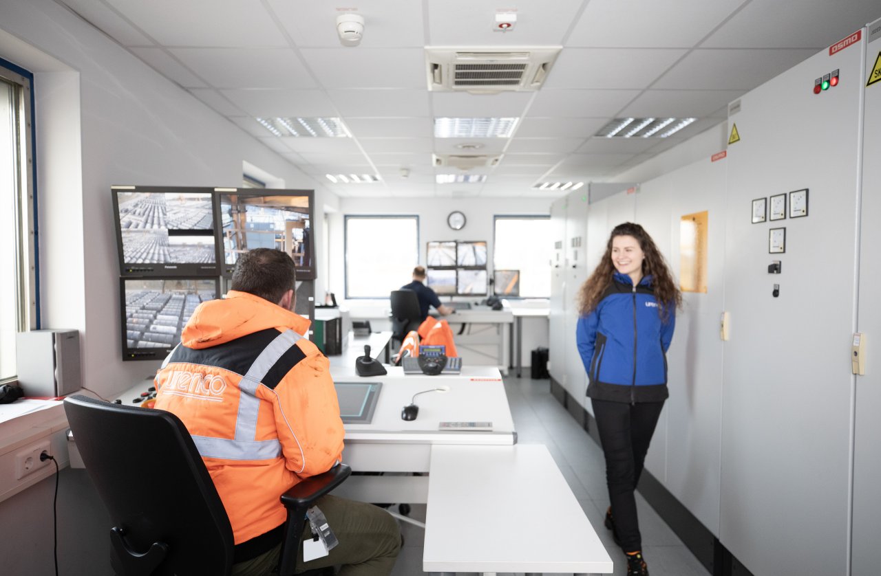 close-up of two people doing calculations