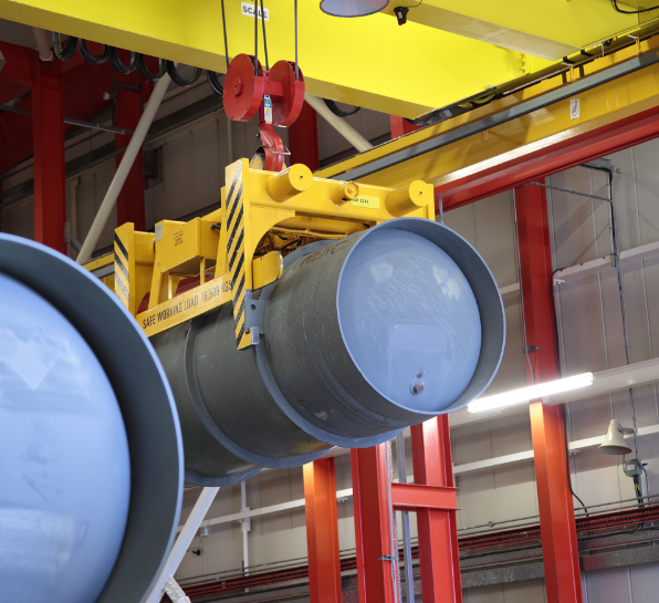 cylinder handling with operator